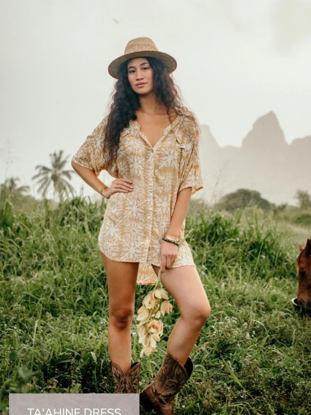 ALOHIWAI TA'AHINE DRESS